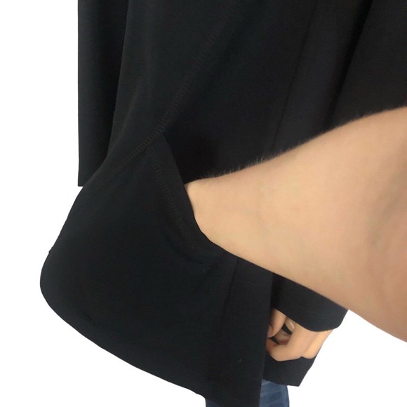 Logo Lounge Lori Goldstein Hoodie Jacket Zip Up Handkerchief Hem - Picture 3 of 6